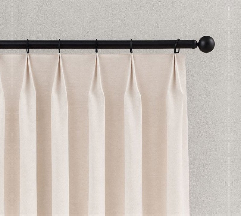 Euro Pleat — Double curtain header