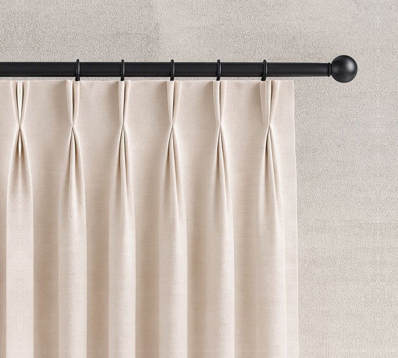 Euro Pleat — Triple curtain header