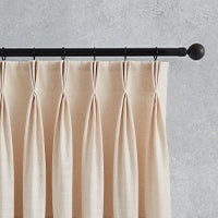 Pinch Pleat — Triple header